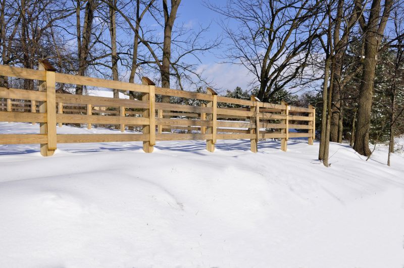 Silt Fence with Snow Cover